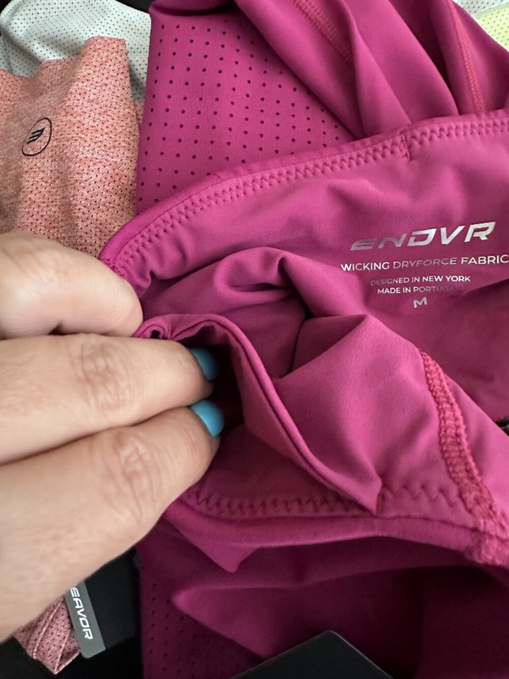 NWT Endeavor Athletic Drawcord Leggings Wild Orchid Cooling Performance Workout - Picture 13 of 16